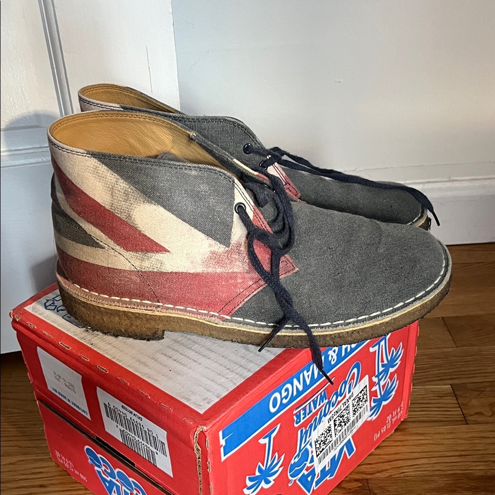 Clarks Chukka Boots - 60th Anniversary Union Jack Design